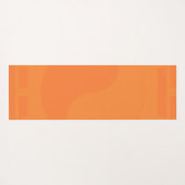 Dualität | Orangen Personalisiert Yogamatte (Rückseite (Horizontal))