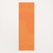 Dualität | Orangen Personalisiert Yogamatte (Vorderseite)