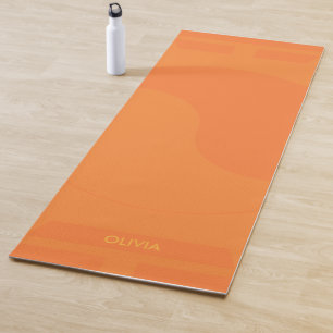 Dualität Orangen Personalisiert Yogamatte