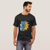 Dualität von Sonne und Mond T-Shirt (Vorne ganz)