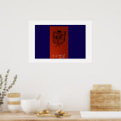 Dualitätskunstporträt Poster (Küche)