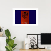 Dualitätskunstporträt Poster (Heimbüro)