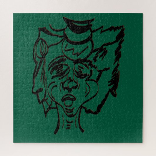 Duality Art Portrait Jigsaw Puzzle (Vertikal)