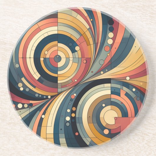 Duality - Bauhaus - Sandstone-Untersetzer Getränkeuntersetzer (Vorne)