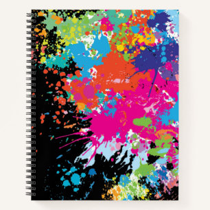 Duality Journal - Paint Spill Chaos Edition Notizblock