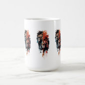 Duality of the King Split Reign Crowned by Contras Kaffeetasse (Mittel)