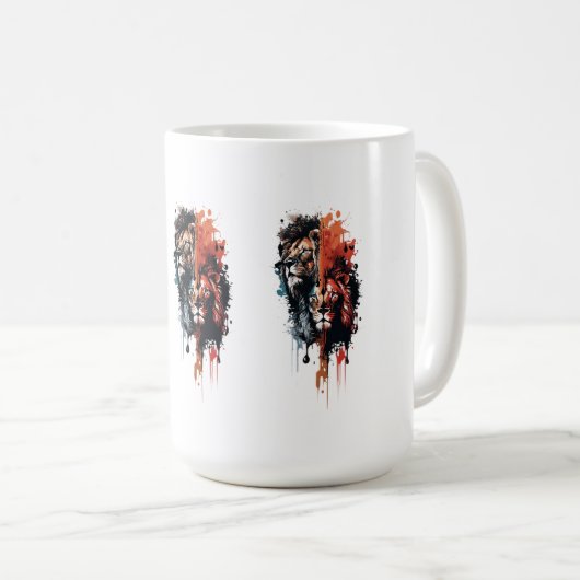 Duality of the King Split Reign Crowned by Contras Kaffeetasse (VorderseiteRechts)