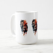 Duality of the King Split Reign Crowned by Contras Kaffeetasse (Vorderseite Links)