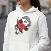 Duality Woman Hoodie