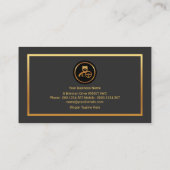 Dualsäule Tone Beruflich Chauffeur Visitenkarte (Rückseite)