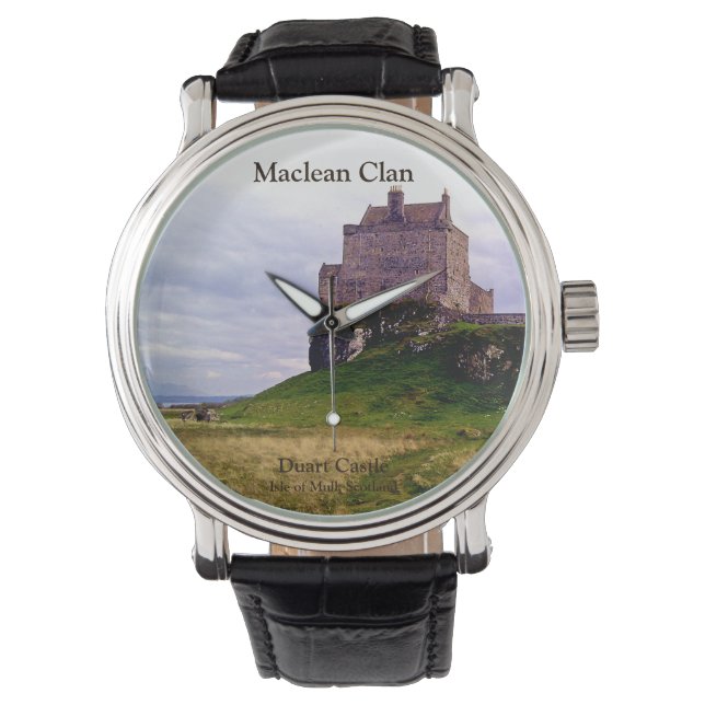 Duart Castle eWatch von Maclean Scottish Clan Armbanduhr (Vorderseite)