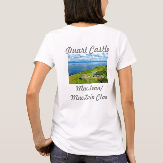 Duart Castle - MacLean/MacLain Scottish Clan T-Shirt (Rückseite)