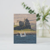 Duart Castle Scotland Postkarte (Stehend Vorderseite)