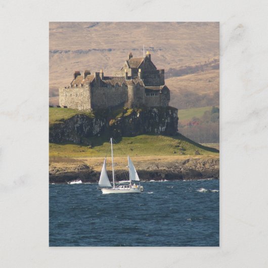 Duart Castle Scotland Postkarte (Vorderseite)