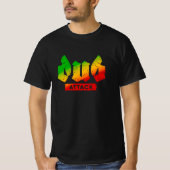 Dub Attack Rasta Colors Reggae T - Shirt (Vorderseite)
