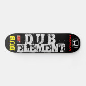 DUB ELEMENT Skateboard, 7¾" Deckbrett Skateboard (Horizontal)
