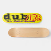 DUB FIRE JMT Skateboard, 7¾ Zoll Deck Skateboard (Horizontal)