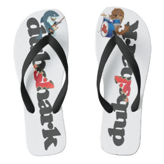 Dub Shark Great White und Wobbegong Flip Flops Badesandalen