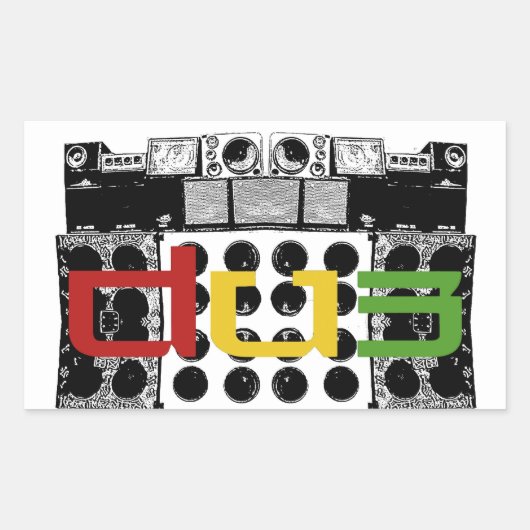 dub soundsystem Sticker (Vorderseite)