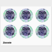 Dub Step Sticker (Blatt)