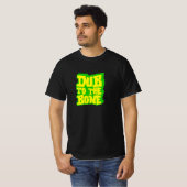 Dub to the Bone Graffiti Style Reggae T - Shirt (Vorne ganz)
