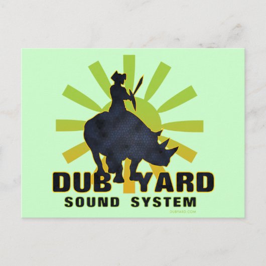 Dub Yard Sound System Postkarte (Vorderseite)