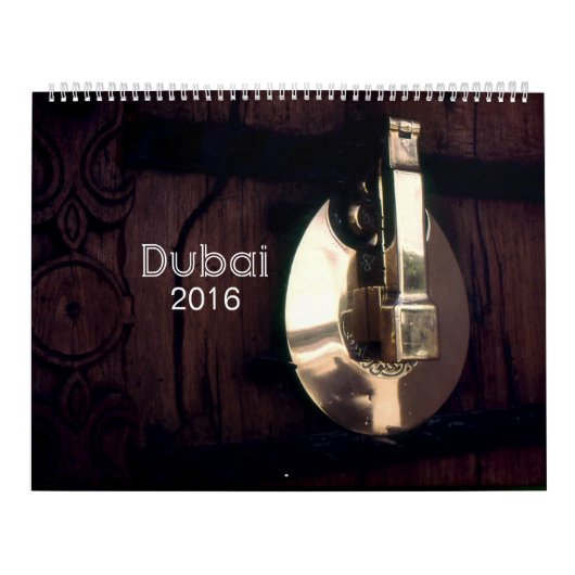 Dubai 2016 kalender (Titelbild)