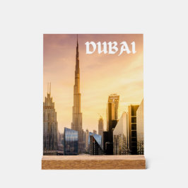 Dubai Acrylschild