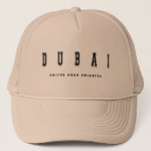 Dubai Arabische Emirate Truckerkappe (Vorderseite)