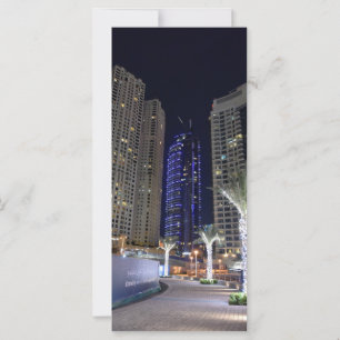 Dubai-Architektur nachts