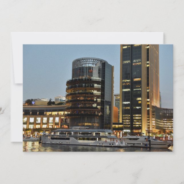 Dubai-Architektur nachts (Vorderseite)