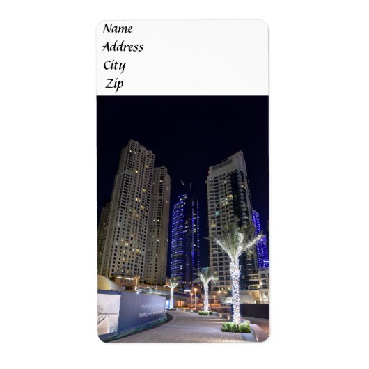 Dubai-Architektur nachts (Vorne)