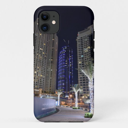 Dubai-Architektur nachts Case-Mate iPhone Hülle (Rückseite)