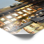 Dubai-Architektur nachts Fotodruck (Ecke)