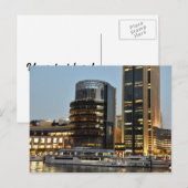Dubai-Architektur nachts Postkarte (Vorne/Hinten)