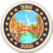 Dubai Aufkleber (Vorderseite)
