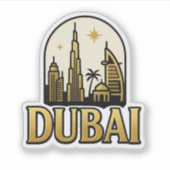 Dubai Aufkleber (Vorderseite)