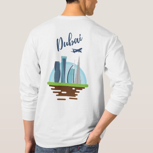 Dubai Basic Long Sleeve T - Shirt (Rückseite)