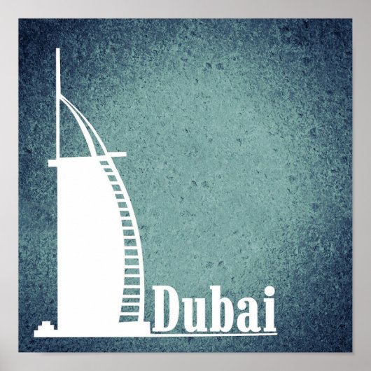 Dubai Burj Al Arab  Building  Poster (Vorne)
