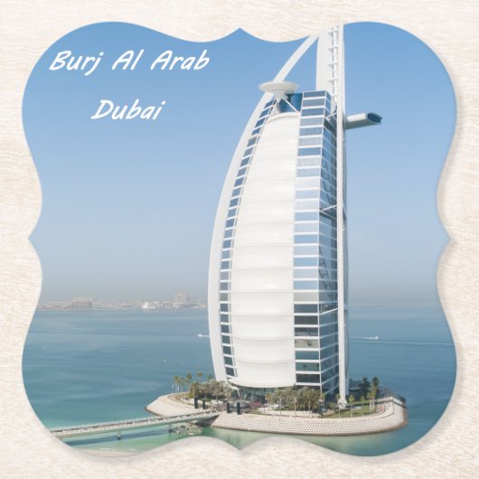 Dubai Burj Al Arab ist ein luxuriöses und elegante Untersetzer (Vorderseite)