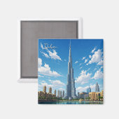 Dubai Burj Al Arab UAE Travel Magnet (Vorderseite/Rückseite)