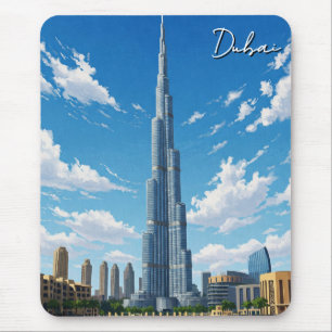 Dubai Burj Al Arab UAE Travel Mousepad