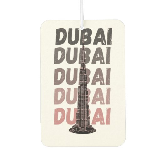 Dubai Burj Khalifa Autolufterfrischer (Vorderseite)
