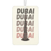 Dubai Burj Khalifa Autolufterfrischer (Rückseite)