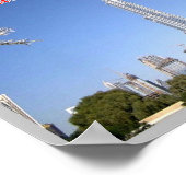 Dubai - Burj Khalifa - Der höchste Wolkenkratzer - Poster (Ecke)