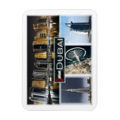 Dubai - Burj Khalifa - Jachthafen - Magnet (Vertikal)