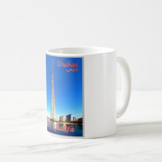 Dubai - Burj Khalifa - Kaffeetasse (VorderseiteRechts)