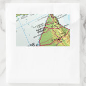 Dubai City Rechteckiger Aufkleber (Tasche)