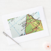 Dubai City Rechteckiger Aufkleber (Umschlag)