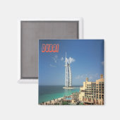 Dubai City UAE Kühlschrankmagnet Souvenir (Vorderseite/Rückseite)